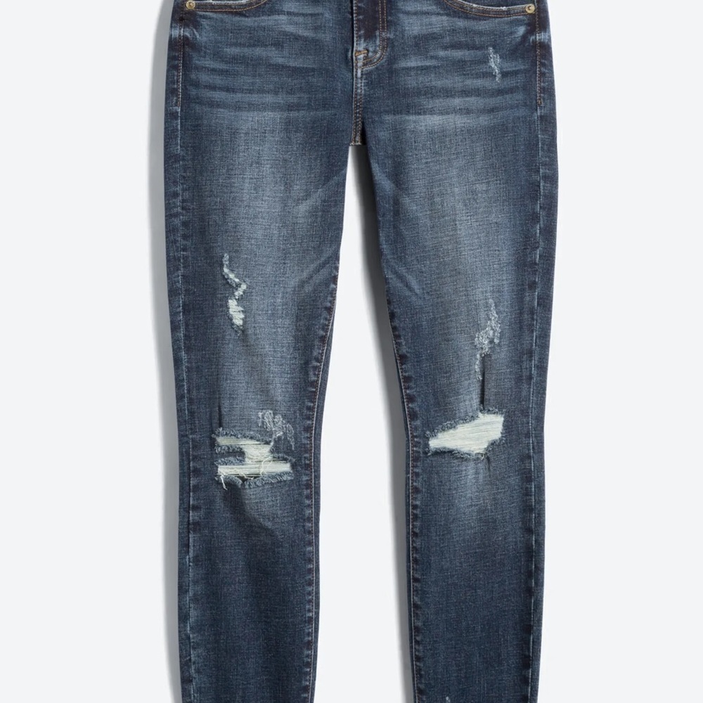 NWT PISTOLA
Arielle Skinny Distressed Scissor Cut Hem Jean/ indigo - Picture 5 of 5